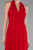 Robe de Soirée Longue Rouge ABU4188