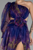 Robe de Soirée Longue Violet ABU4206
