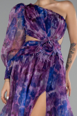 Robe de Soirée Longue Violet ABU4206