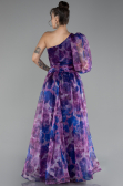 Robe de Soirée Longue Violet ABU4206