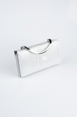 Sac de Boîte Coupe Au Laser Argent V258