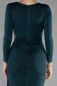 Robe de Soirée Longue Émeraude ABU3542