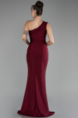Robe De Soirée Longue Rouge Bordeaux ABU4116