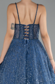 Robe De Soirée Longue Indigo ABU3839