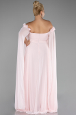 Robe Grande Taille Mousseline Longue Poudre ABU3464