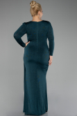 Robe de Soirée Grande Taille Longue Émeraude ABU3544