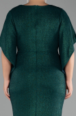 Robe De Soirée Grande Taille Longue Émeraude ABU3280