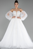 Robes de Mariage Longue Blanc ABU4236
