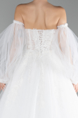 Robes de Mariage Longue Blanc ABU4236