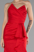 Robe de Soirée Longue Rouge ABU4247