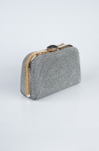 Sac de Soirée Luxe Argenté Platine KC128