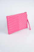 Sac de Soirée Cuir Fushia KC413