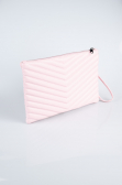 Sac de Soirée Cuir Rose KC413