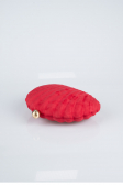 Sac de Soirée Luxe Couleur daim Rouge KC180