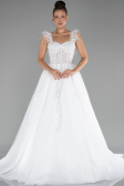 Robes de Mariage Longue Blanc ABU4269