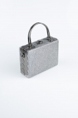 Sac de Soirée Luxe Argenté Platine KC161