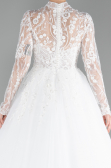 Robes de Mariage Longue Blanc ABU4290