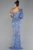 Robe de Soirée Longue Indigo ABU4302