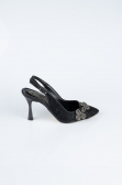Chaussure de soirée Coupe Au Laser Noir MJ4101