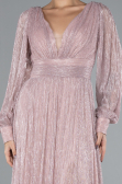 Robe De Soirée Longue Poudre ABU2905