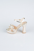 Chaussure Coupe Au Laser Or MJL2331
