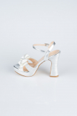 Chaussure Coupe Au Laser Argent MJL2331