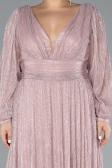 Robe de Soirée Grande Taille Longue Poudre ABU3154