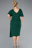 Robe De Invitation Grande Taille Midi Émeraude ABK2146