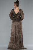 Robe de Soirée Longue Cuivre ABU2905