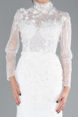 Robes de Mariage Longue Blanc ABU4342