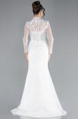 Robes de Mariage Longue Blanc ABU4342