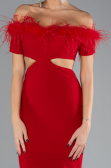 Robe de Soirée Longue Rouge ABU3602