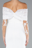 Robe de Soirée Longue Blanc ABU4343