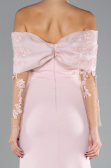 Robe de Soirée Longue Poudre ABU4343
