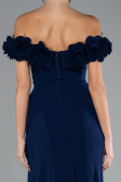 Robe Queue de Poisson Longue Bleu Marine ABU4335