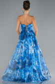 Robe de Soirée Longue Indigo ABU4336