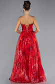 Robe de Soirée Longue Rouge ABU4336