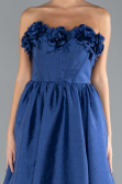 Robe de Soirée Longue Bleu Marine ABU4337