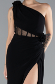 Robe Queue de Poisson Longue Noir ABU4381