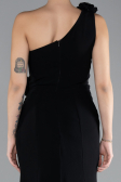 Robe Queue de Poisson Longue Noir ABU4381