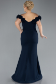 Robe de Soirée Longue Bleu Marine ABU4387