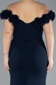 Robe de Soirée Longue Bleu Marine ABU4387