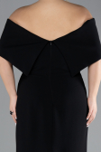 Robe De Soirée Grande Taille Longue Noir ABU3945