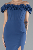 Robe de Soirée Longue Indigo ABU4387