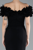 Robe De Soirée Longue Noir ABU4080