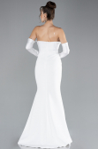 Robe de Soirée Longue Blanc ABU4398