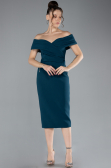 Robe de Cérémonie Midi Émeraude ABK1902