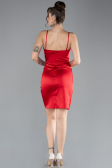 Robe de Cérémonie Mini Satin Rouge ABK2174