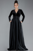 Robe de Soirée Longue Noir ABU1523
