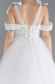 Robes de Mariage Longue Blanc ABU4439